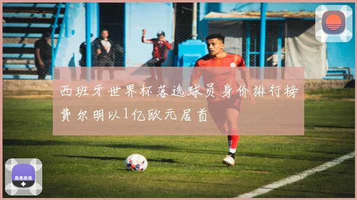 西班牙世界杯落选球员身价排行榜费尔明以1亿欧元居首